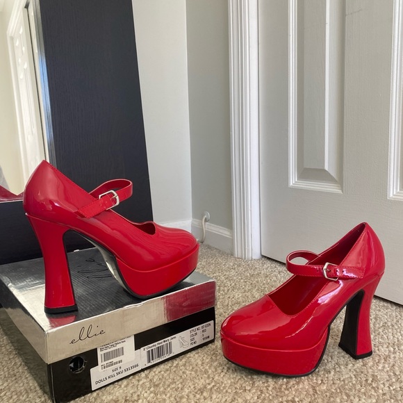 Chunky Heel Mary Jane - Picture 2 of 3